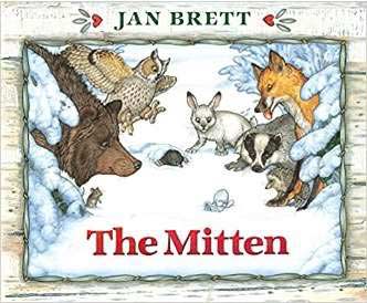 Book cover - The Mitten by Jan Brett